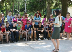 Сотрудники УФСКН посетили детский лагерь "Спутник"