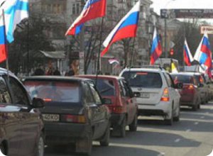 Автопробег в поддержку предпринимателей Тверской области