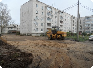 Программа ремонта дворов добралась до Калязина