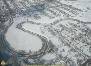 фото Воздушная разведка паводковой обстановки на территории Тверской области