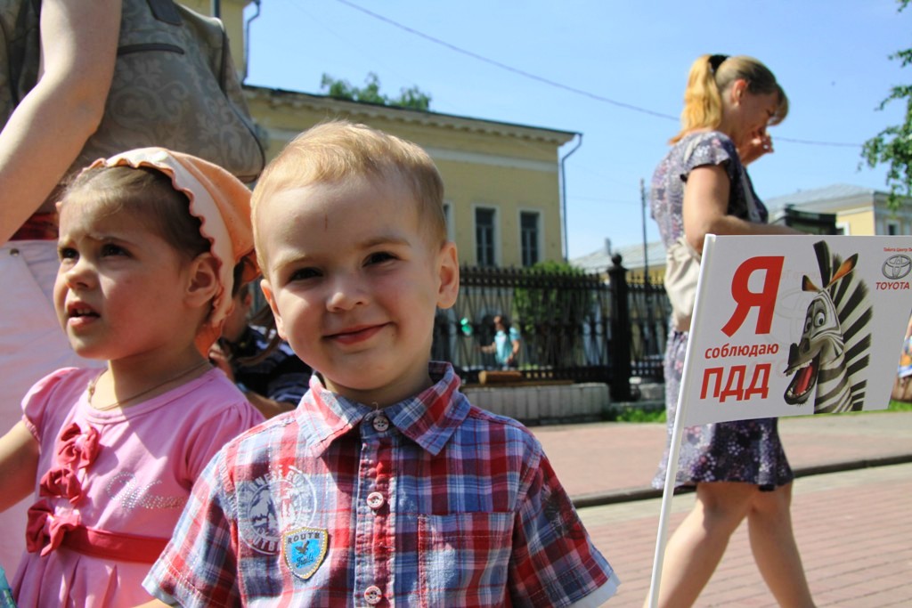 1 июня в Городском саду Госавтоинспекция провела акцию Дорожная Азбука