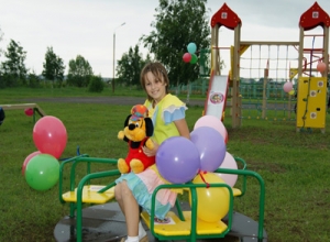 Новая детская игровая площадка для воспитанников Тверской школы-интерната №1
