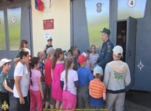 Проведение занятий на противопожарную тематику в детских учреждениях в Вышнем Волочке, Твери, Ржеве и Оленино