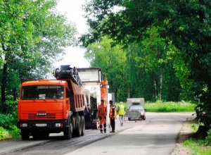 фото В Конаковском районе продолжается ремонт автодороги Городня – Редкино – Стариково