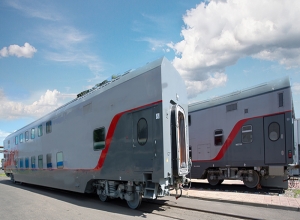 Первый состав из двухэтажных пассажирских вагонов отправился из Твери на Северо-Кавказскую железную дорогу