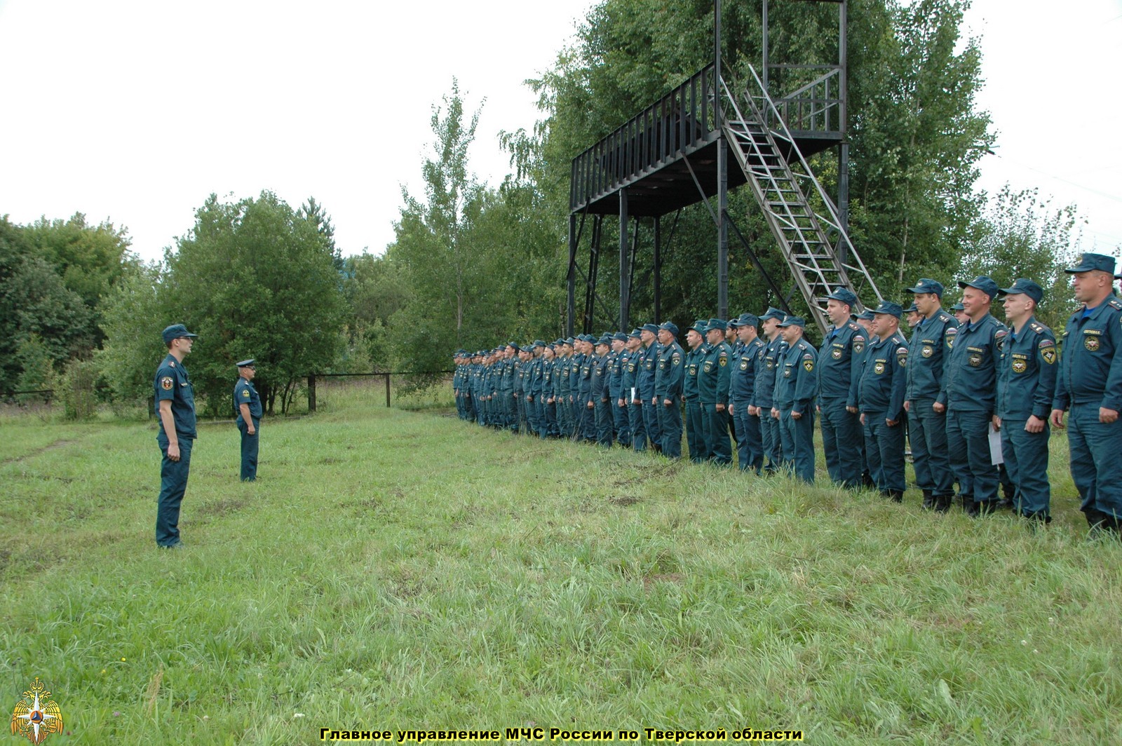 Соревнования на лучшее звено газодымозащитной службы подразделений ГПС Тверской области