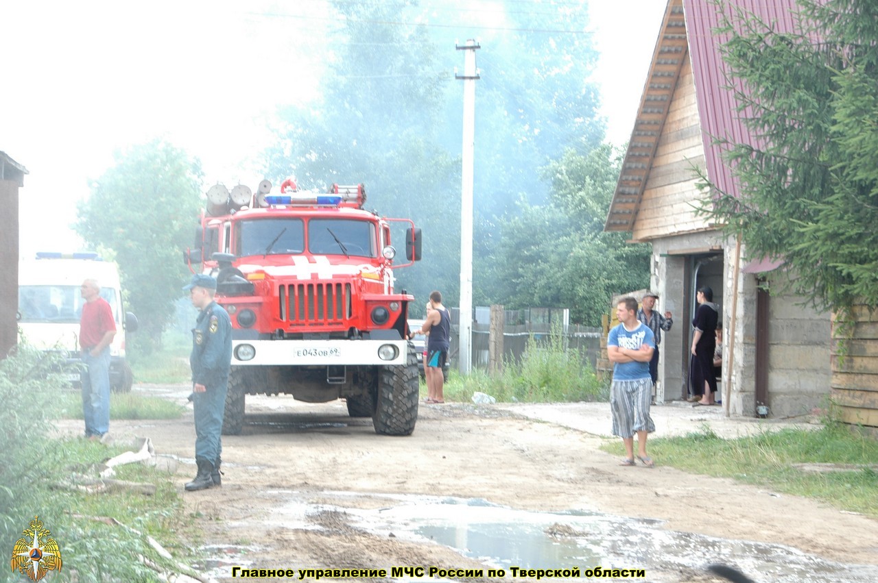 Уточнённая информация по пожару в Калининском районе