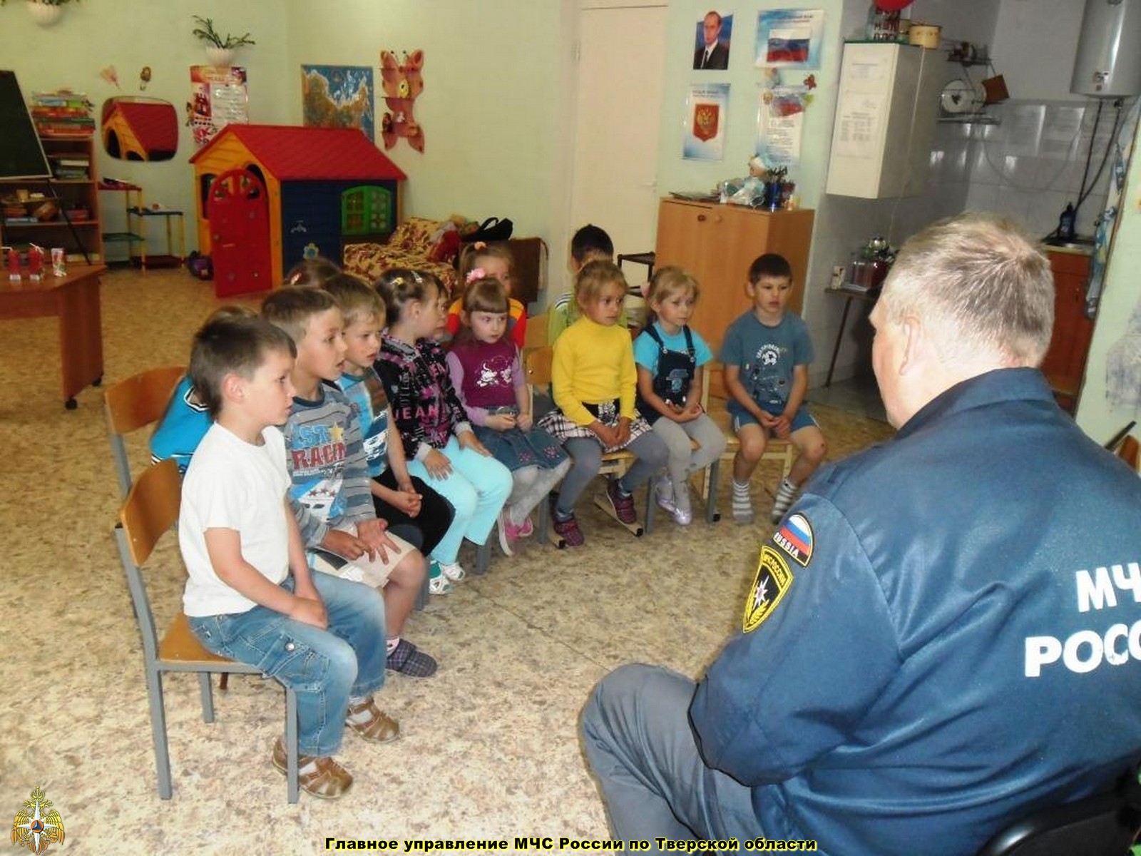 В детском саду Сандовского района прошла викторина Юные пожарные спешат на помощь