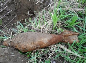 В Калининском районе найдена минометная мина времен Великой Отечественной войны