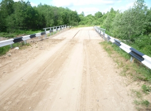 фото В Молоковском районе после ремонта введен в эксплуатацию мост через р. Белая у д. Горка