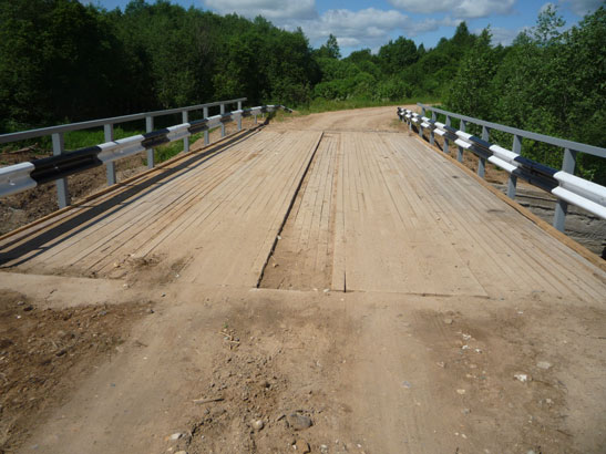В Молоковском районе после ремонта введен в эксплуатацию мост через реку Белая у деревни Горка