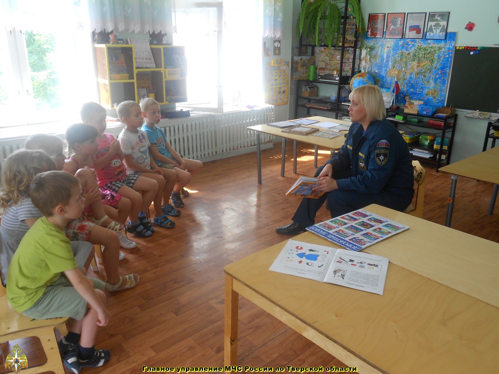 В НДОУ Детский сад 2 в г. Конаково проведена профилактическая беседа по противопожарной безопасности