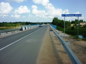 В Западнодвинском районе завершен ремонт моста через р. Западная Двина