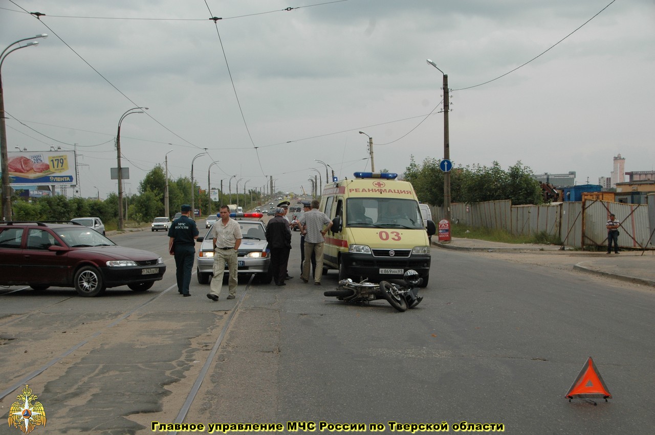 В Затверечье в результате ДТП пострадала водитель мотоцикла