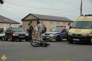 фото В Затверечье в результате ДТП пострадала водитель мотоцикла