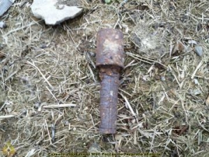 В Калининском районе обнаружена ручная граната времен ВОВ