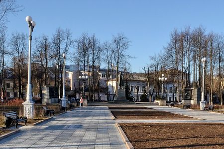 В Твери благоустроены скверы в Заволжье и Центральном районе