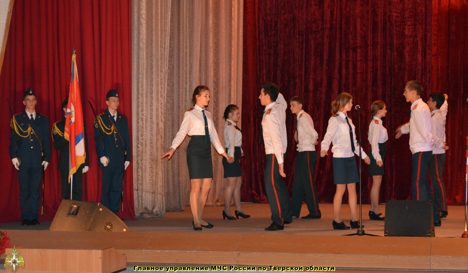 В Твери состоялось торжественное мероприятие, посвященное юбилею Кадетской роты имени Михаила Тверского