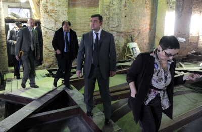 Представители Международного банка реконструкции и развития проинспектировали ход реставрации Путевого дворца