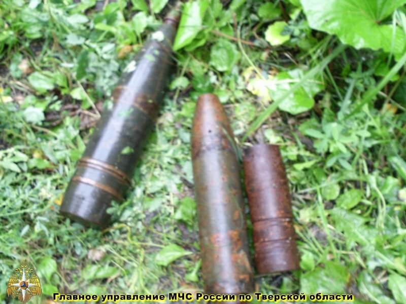 Найденные в Кашине снаряды обезврежены силами аварийно-спасательной службы