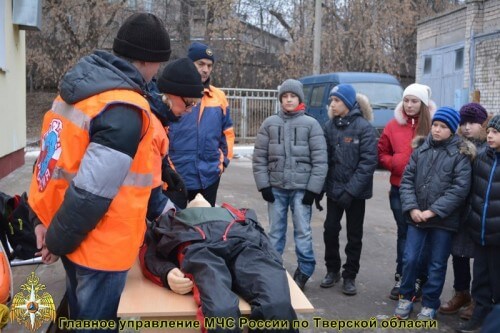 фото В ГИМС Тверской области прошла экскурсия для детей