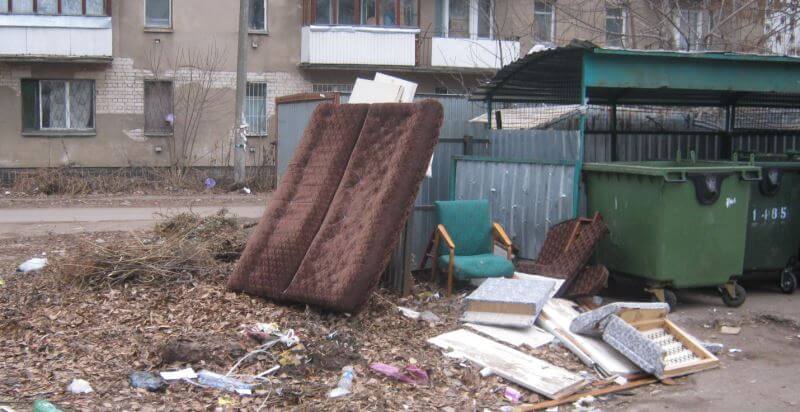 В Заволжском районе Твери ликвидировано несколько незаконных свалок мусора