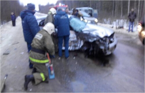 фото В Калязинском районе столкнулись две легковушки. Есть пострадавшие.