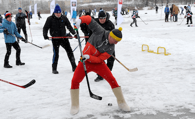 В Твери проходит открытый областной турнир "Хоккей на Волге"