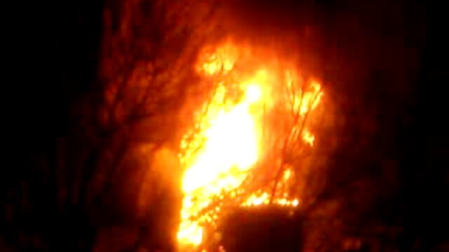 На пожаре в Вышневолоцком районе пострадал человек