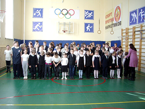 В Станской школе Лихославльского района открылся обновленный спортзал