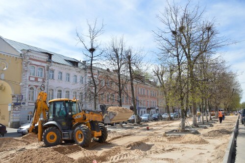 фото В Твери продолжается реконструкция бульвара Радищева