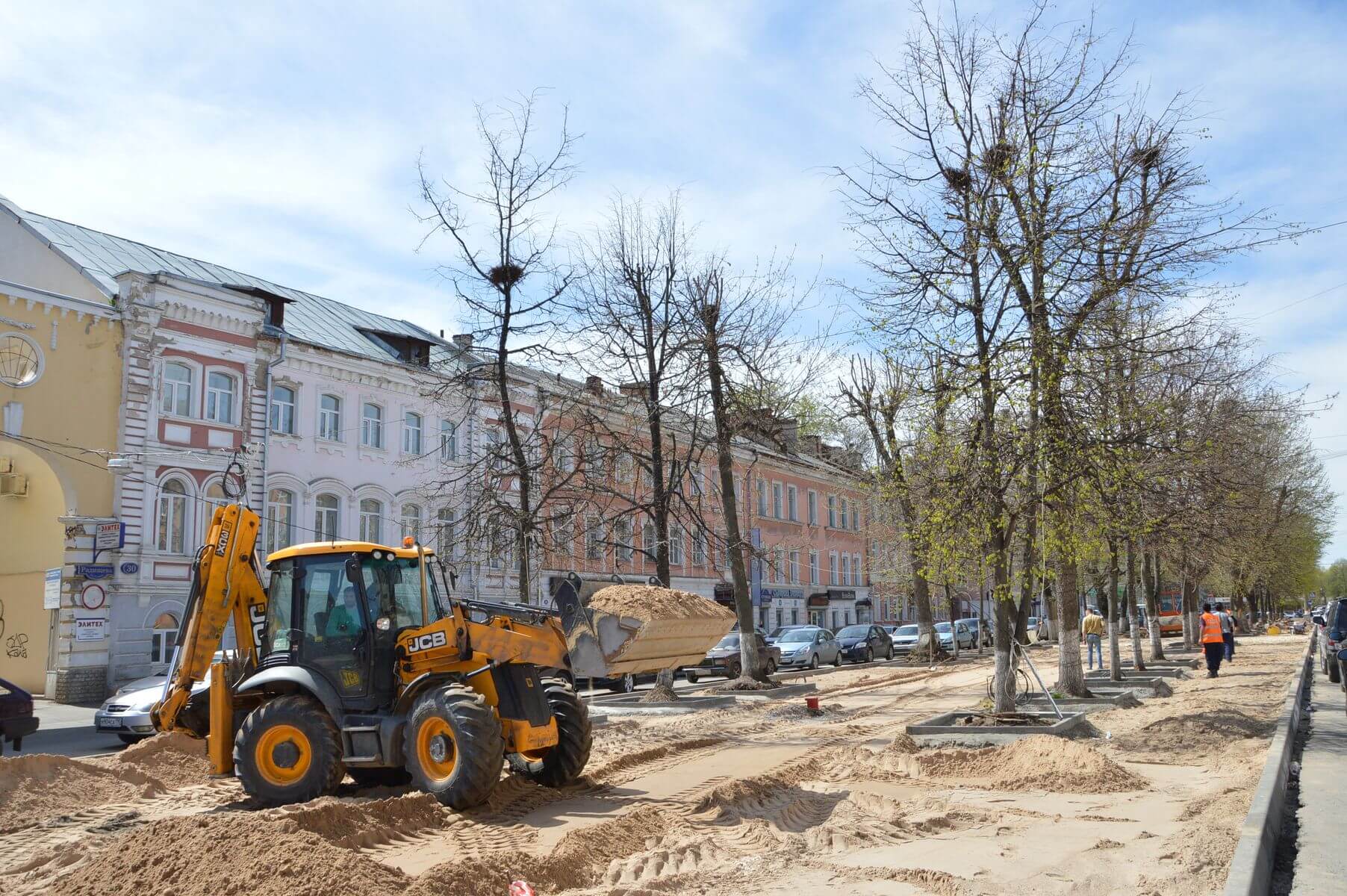 В Твери продолжается реконструкция бульвара Радищева