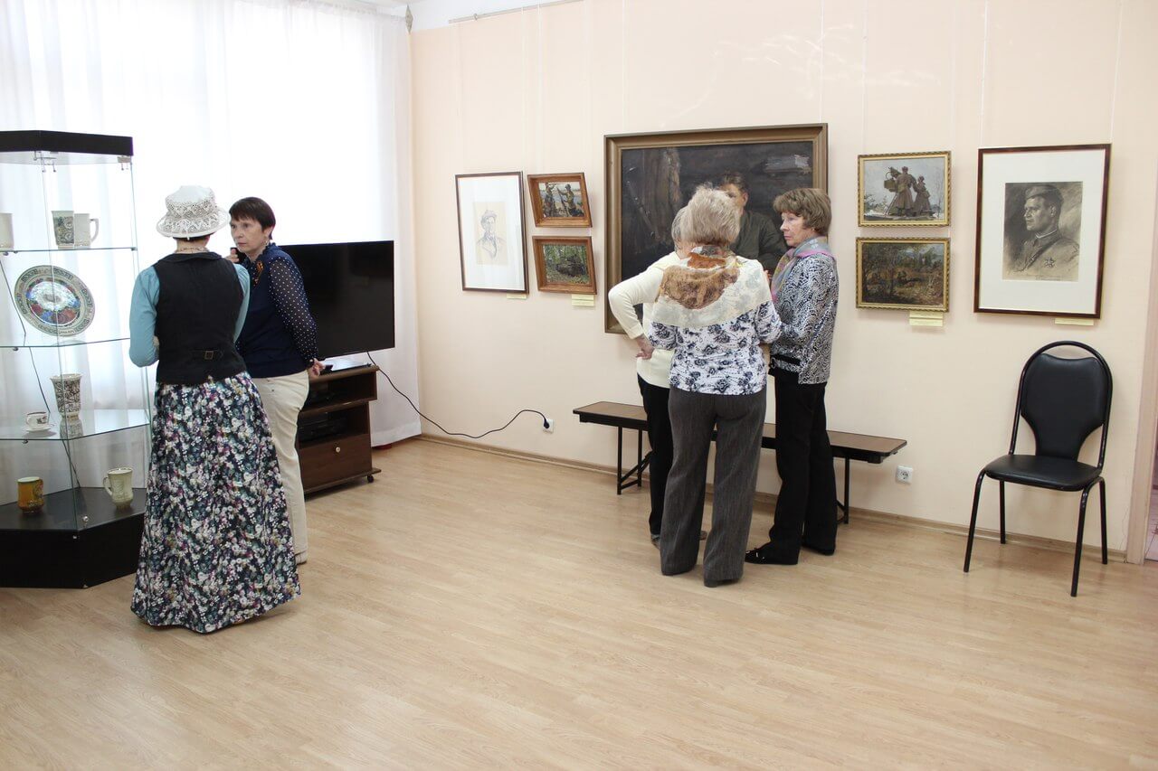 В музее Владимира Серова в Эммаусе проходит выставка "Мы их Победу будем помнить..."