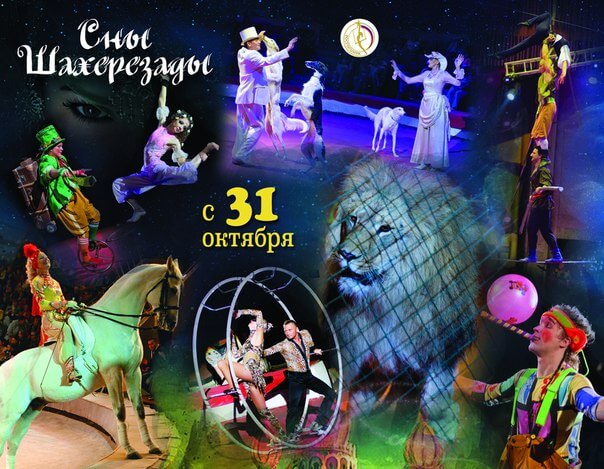Тверской цирк приглашает на яркое шоу "Сны Шехерезады"