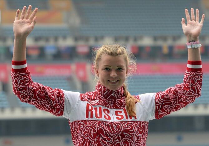 Алена Бугакова установила новый рекорд России в толкании ядра