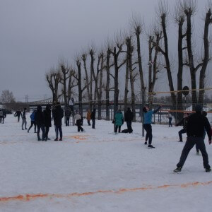 фото В Твери впервые прошел турнир по снежному волейболу