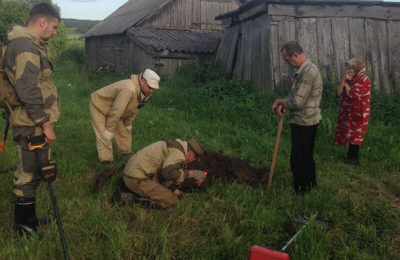 Поисковый отряд "Наследие" обнаружил останки 3 советских воинов в Бельском районе