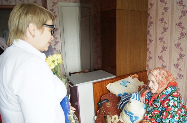 Жительница Ржева Ольга Ефимовна Марченко отметила 101-летие