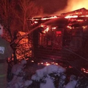 фото В Тверской области из-за короткого замыкания электропроводки сгорели 2 дома