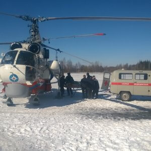 фото Санитарный вертолет МЧС совершил вылет для оказания неотложной помощи мужчине в Кашинском районе