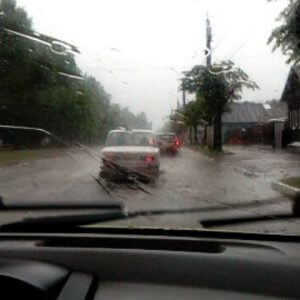 фото Тверь тонет под дождем
