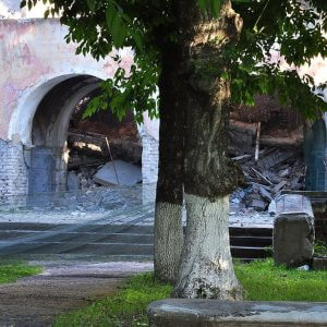 фото В Твери обрушилось здание Речного вокзала