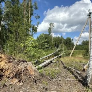 фото В Тверской области восстанавливают нарушенное непогодой энергоснабжение